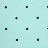 16mm Dots Enzyme Cotton Woven Fabric-Blue