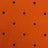 18mm Dots Enzyme Cotton Woven Fabric-Orange