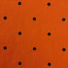 18mm Dots Enzyme Cotton Woven Fabric-Orange
