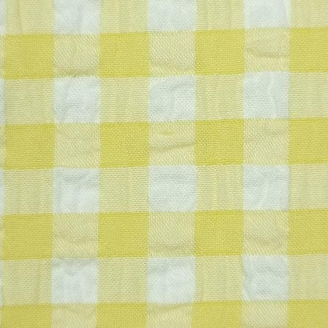Check Yarn Dyed Cotton Woven Fabric | FAB1423 | 1.Pink, 2.Orange, 3.Green, 4.Lilac, 5.Yellow, 6.Blue by Fabricis.com #