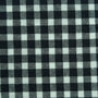 Check Yarn Dyed Cotton Woven Fabric-Black