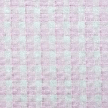 Check Yarn Dyed Cotton Woven Fabric | FAB1425 | 1.Lilac, 2.Pink, 3.Pink Orange, 4.Brown Red, 5.Orange, 6.Orange, 7.Blue, 8.Grey Green, 9.Green, 10.Red by Fabricis.com #