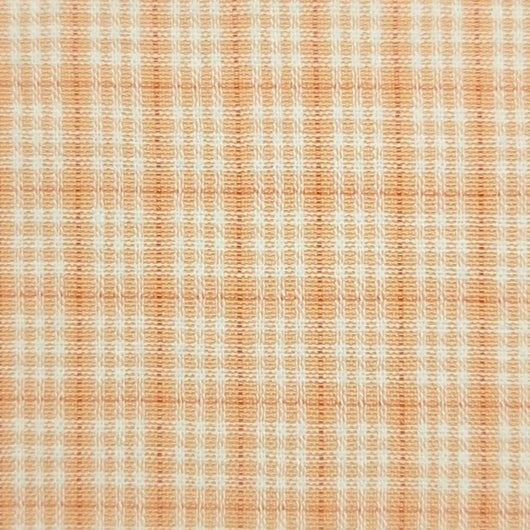 Yarn Dyed Check Cotton Woven Fabric-Orange