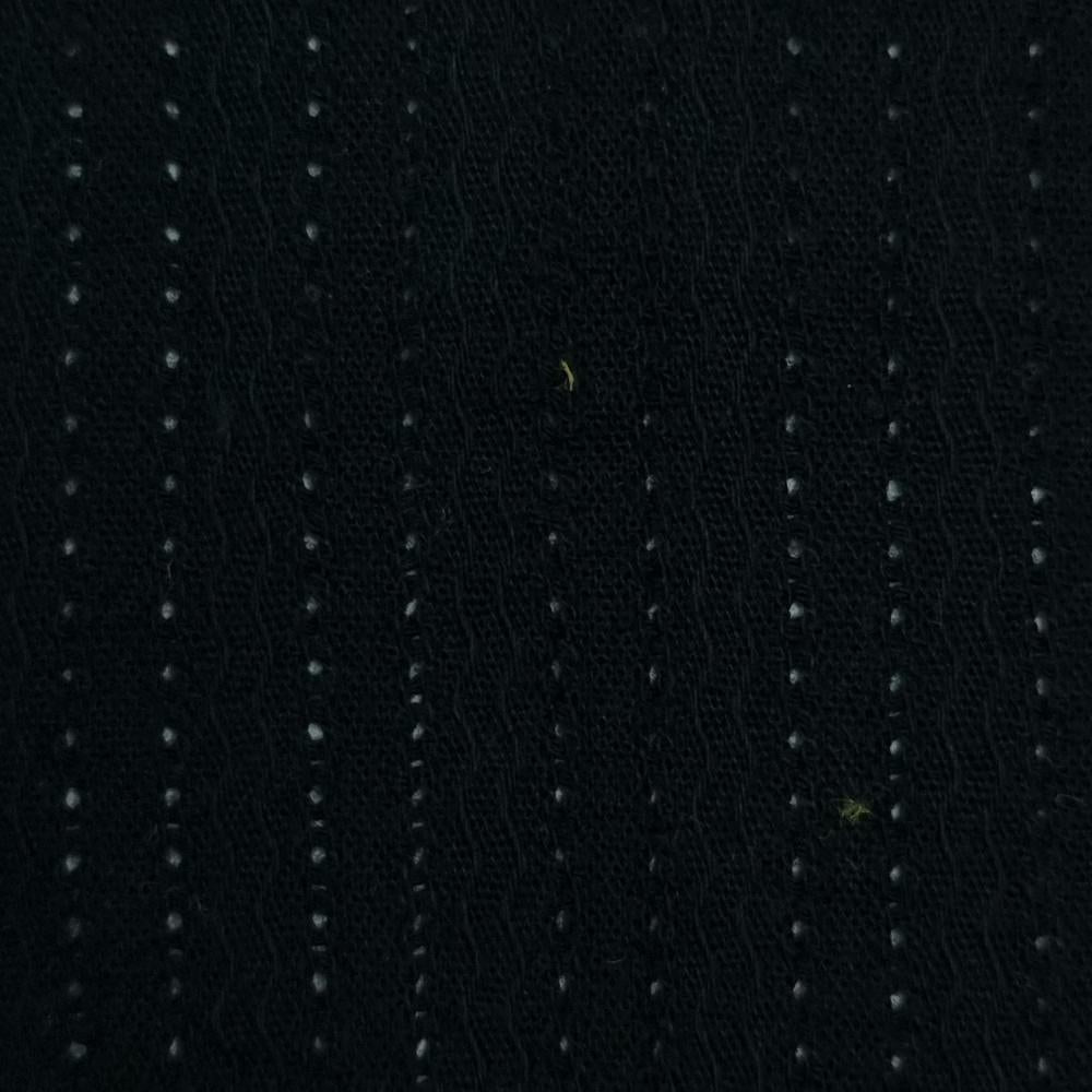 Stripe Jacquard Cotton Woven Fabric-Black