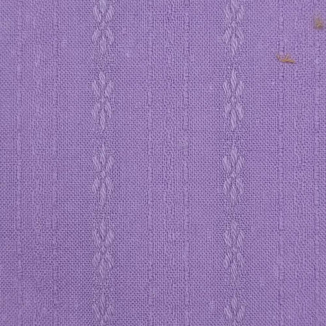 Stripe Jacquard Cotton Woven Fabric-Violet