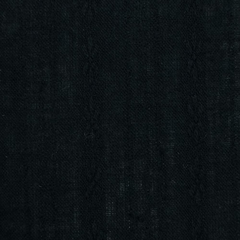 Stripe Jacquard Cotton Woven Fabric-Black