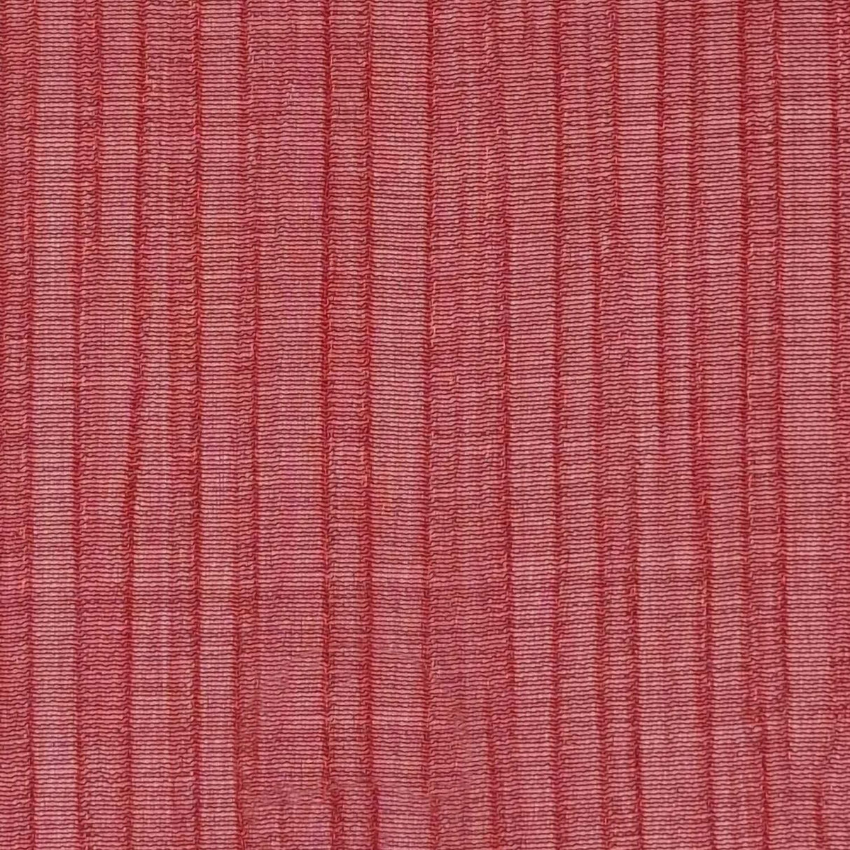 Stripe Yoryu Polyester Woven Fabric-Red