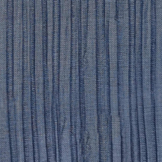 Stripe Yoryu Polyester Woven Fabric-Navy