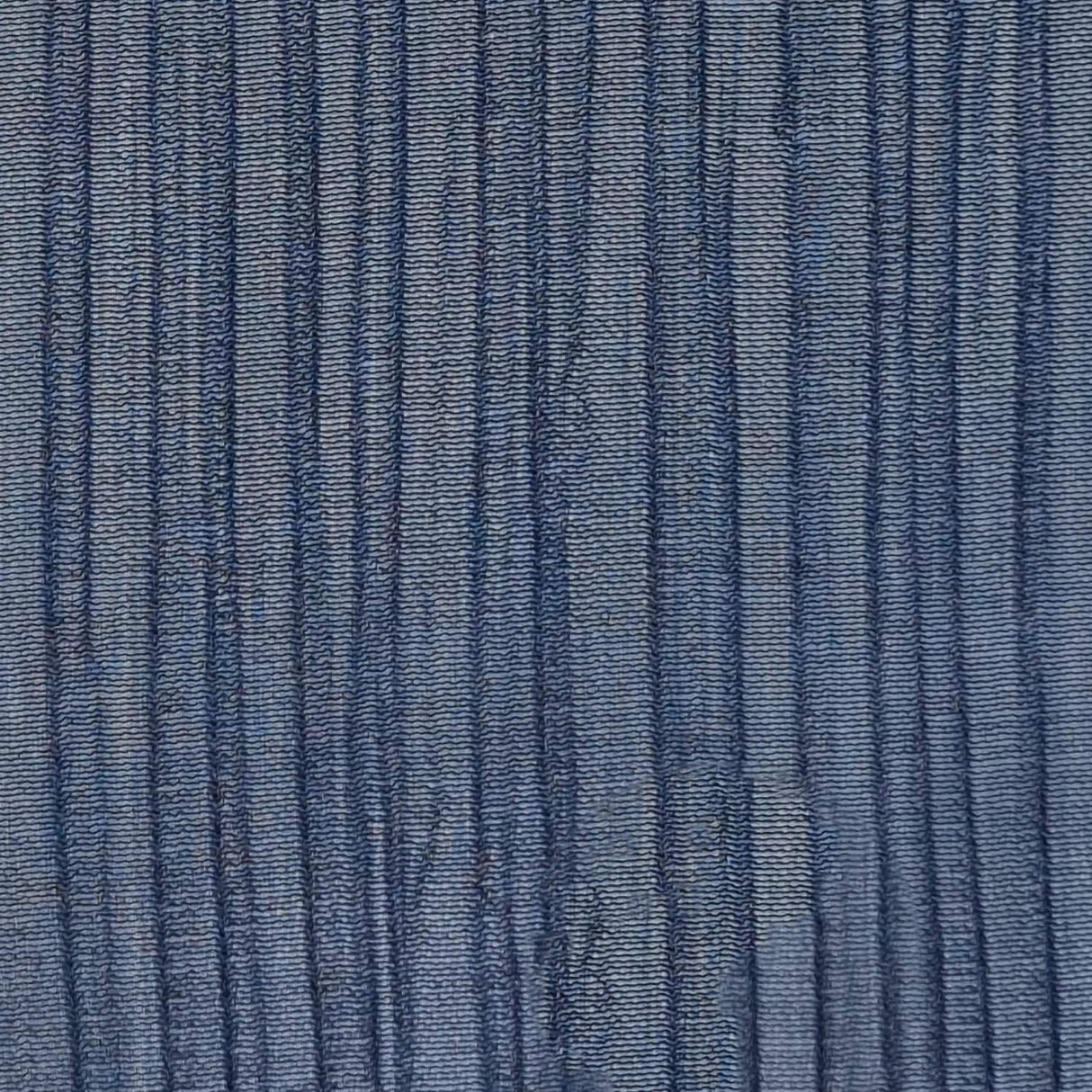 Stripe Yoryu Polyester Woven Fabric-Navy