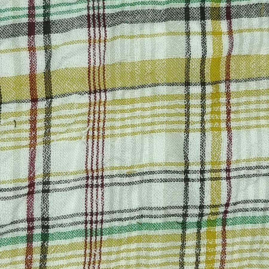 Flannel Check Cotton Woven Fabric | FAB1449 | 1.Multi, 2.Multi, 3.Multi by Fabricis.com #