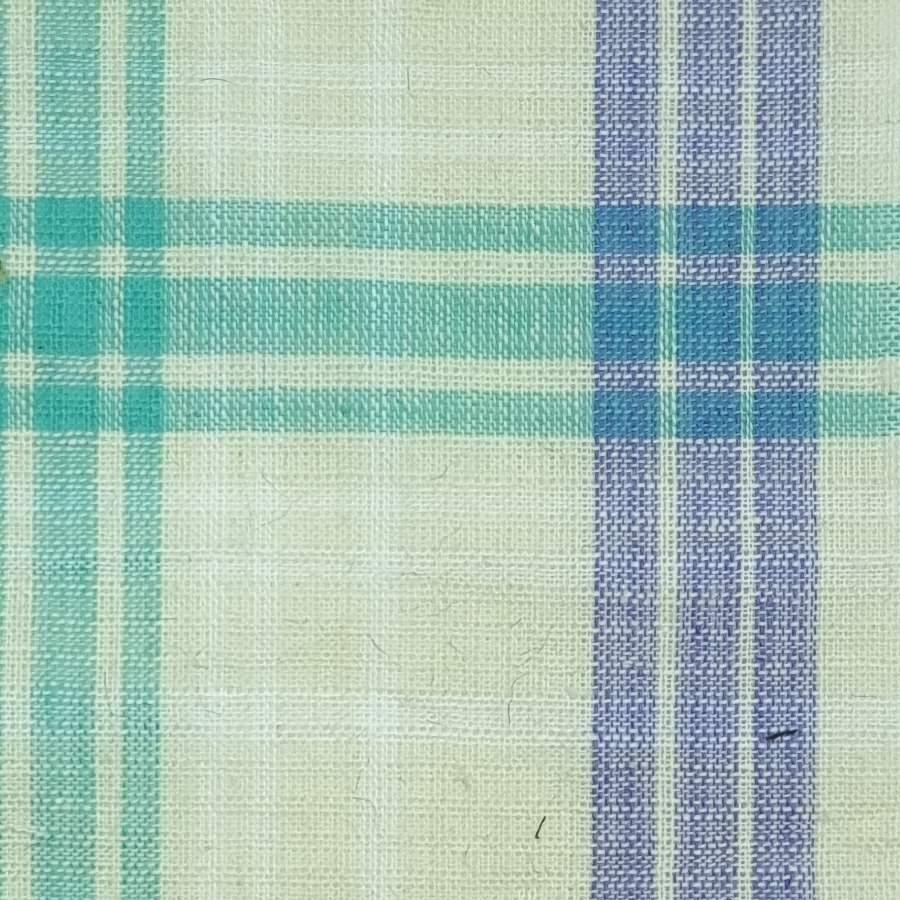 Check Flannel Cotton Woven Fabric | FAB1450 | 1.Multi, 2.Multi by Fabricis.com #