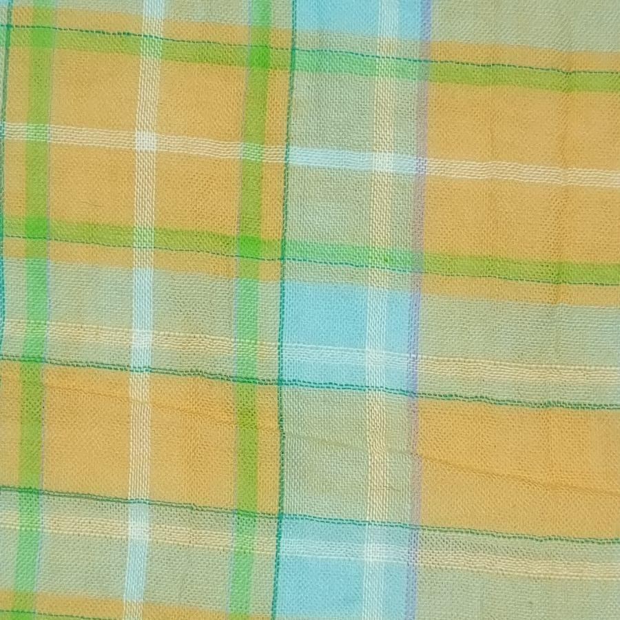 Flannel Check Yarn Dyed Woven Fabric - FAB 1452 - 3.Multi