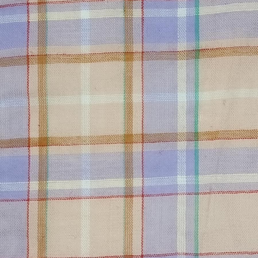 Flannel Check Yarn Dyed Woven Fabric - FAB 1452 - 4.Multi