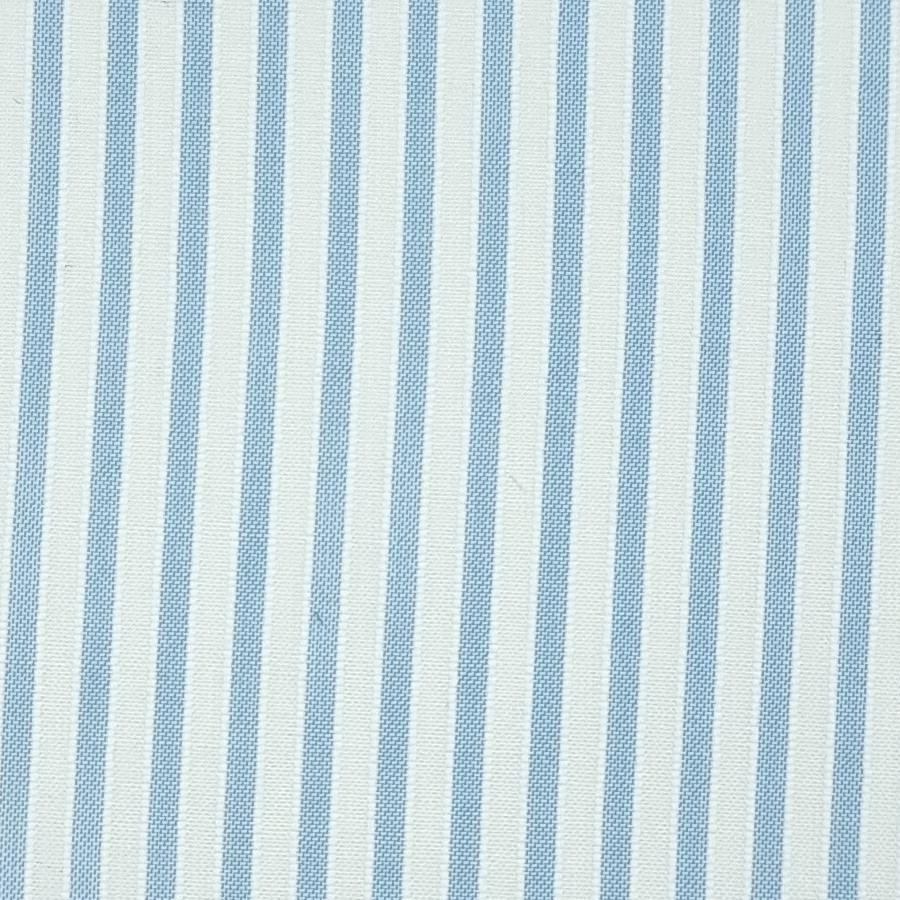 14mm Stripe Yarn Dyed Polyester Woven Fabric-Blue