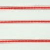 Stripe Rayon Nylon Polyester Woven Fabric-White Red