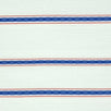 Stripe Rayon Nylon Polyester Woven Fabric-White blue