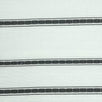 Stripe Rayon Nylon Polyester Woven Fabric-White Black