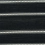 Stripe Rayon Nylon Polyester Woven Fabric-Black