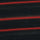 Stripe Rayon Nylon Polyester Woven Fabric-Black Red