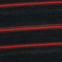 Stripe Rayon Nylon Polyester Woven Fabric-Black Red