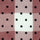 14mm Dots Flocking Check Polyester Woven Fabric-Purple