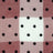 14mm Dots Flocking Check Polyester Woven Fabric-Purple