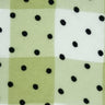 3mm Dots Flocking Check Polyester Woven Fabric | FAB1457 | 1.Blue, 2.White, 3.Ivory, 4.Brown, 5.Green, 6.Green, 7.Grey, 8.Pink, 9.Brown, 10.Purple by Fabricis.com #