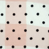 3mm Dots Flocking Check Polyester Woven Fabric | FAB1457 | 1.Blue, 2.White, 3.Ivory, 4.Brown, 5.Green, 6.Green, 7.Grey, 8.Pink, 9.Brown, 10.Purple by Fabricis.com #