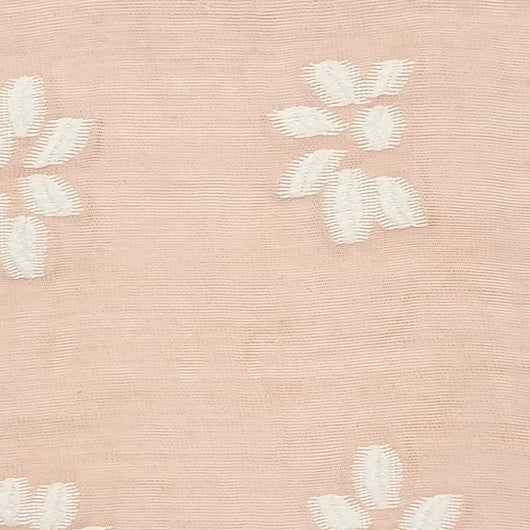 Floral Jacquard Tencel Nylon Polyester Woven Fabric-Pink