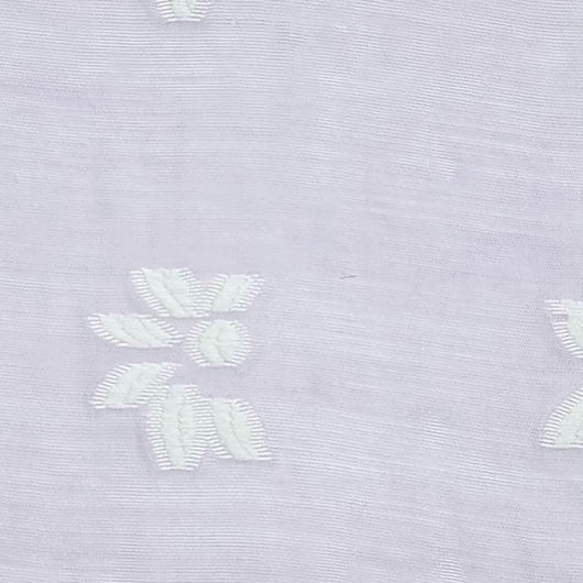 Floral Jacquard Tencel Nylon Polyester Woven Fabric-Lavender