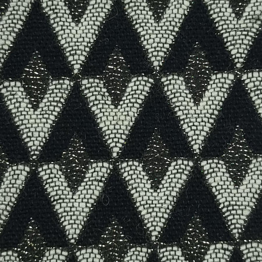 Jacquard Wool Polyester Acrylic Metallic Woven Fabric | FAB1460 | 1.Orange, 2.Red, 3.Grey, 4.Black, 5.Black, 6.Brown, 7.Beige, 8.Blue by Fabricis.com #