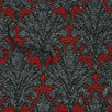 Jacquard Wool Polyester Acrylic Metallic Woven Fabric | FAB1461 | 1.Brown, 2.Red, 3.Blue, 4.Black, 5.Red, 6.Blue, 7.Grey Red, 8.OrangeBlue by Fabricis.com #