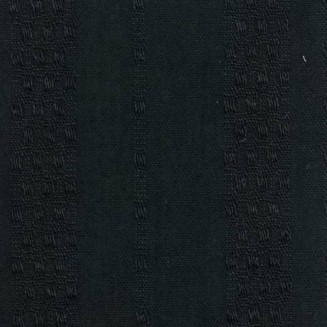 Stripe Jacquard Cotton Polyester Woven Fabric-Black