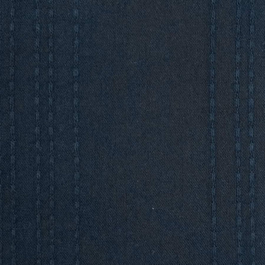 Stripe Jacquard Cotton Nylon Woven Fabric-Navy