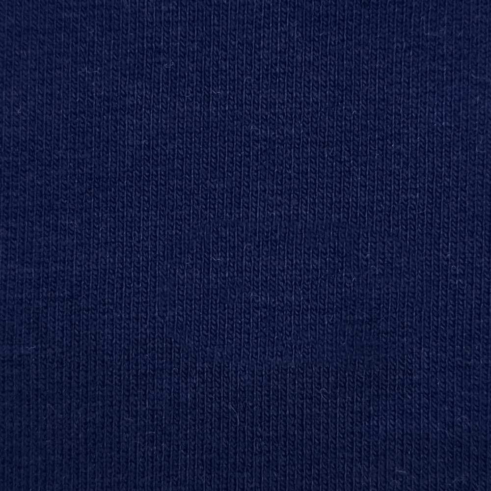 Terry Cotton Spandex Knit Fabric-Navy