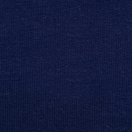 Terry Cotton Spandex Knit Fabric-Navy