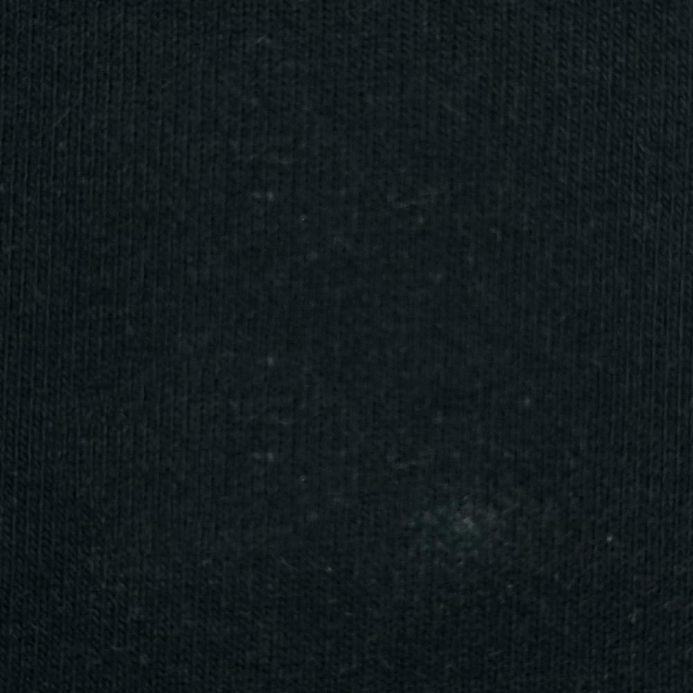 Terry Cotton Spandex Knit Fabric-Black