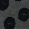 Dot Jacquard Polyester Woven Fabric-Black