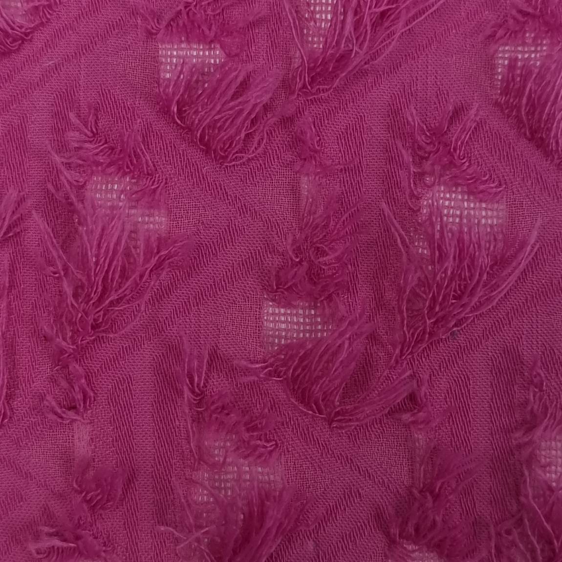 Feather Jacquard Polyester Woven Fabric | FAB1480 | 1.Fuchsia, 2.Green, 3.Pink, 4.Brown, 5.Cream, 6.White, 7.Black, 8.Lilac by Fabricis.com #