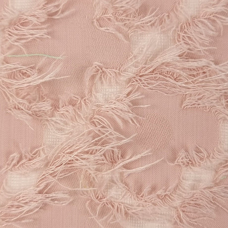 Feather Foral Jacquard Polyester Woven Fabric | FAB1484 | 1.Lilac, 2.Yellow, 3.Pink, 4.Green, 5.Blue, 6.Red, 7.Pink Beige, 8.White, 9.Black by Fabricis.com #