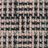 Tweed Yarn Dyed Polyester Woven Fabric | FAB1494 | 1.Blue, 2.Pink, 3.Beige, 4.White, 5.Black by Fabricis.com #