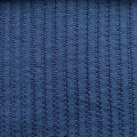 Cotton Rayon Washing Fabric-Blue